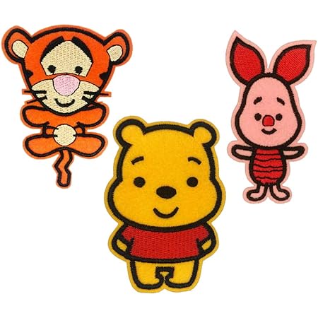 Winnie Tigger Piglet Iron On Patches 3 Iron On Patches Kids Iron On Patches Teddy Bear Iron On Appliques Stickers Personalised Gifts Baby Amazon De Home Kitchen