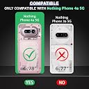TheGiftKart Tough Armor Bumper Back Cover Case for Nothing Phone 4a 5G | Kickstand & Ring Holder | 360° Protection Back Cover for Nothing Phone 4a 5G (PC & TPU, Rotating Camera Cover, Black) gallery image