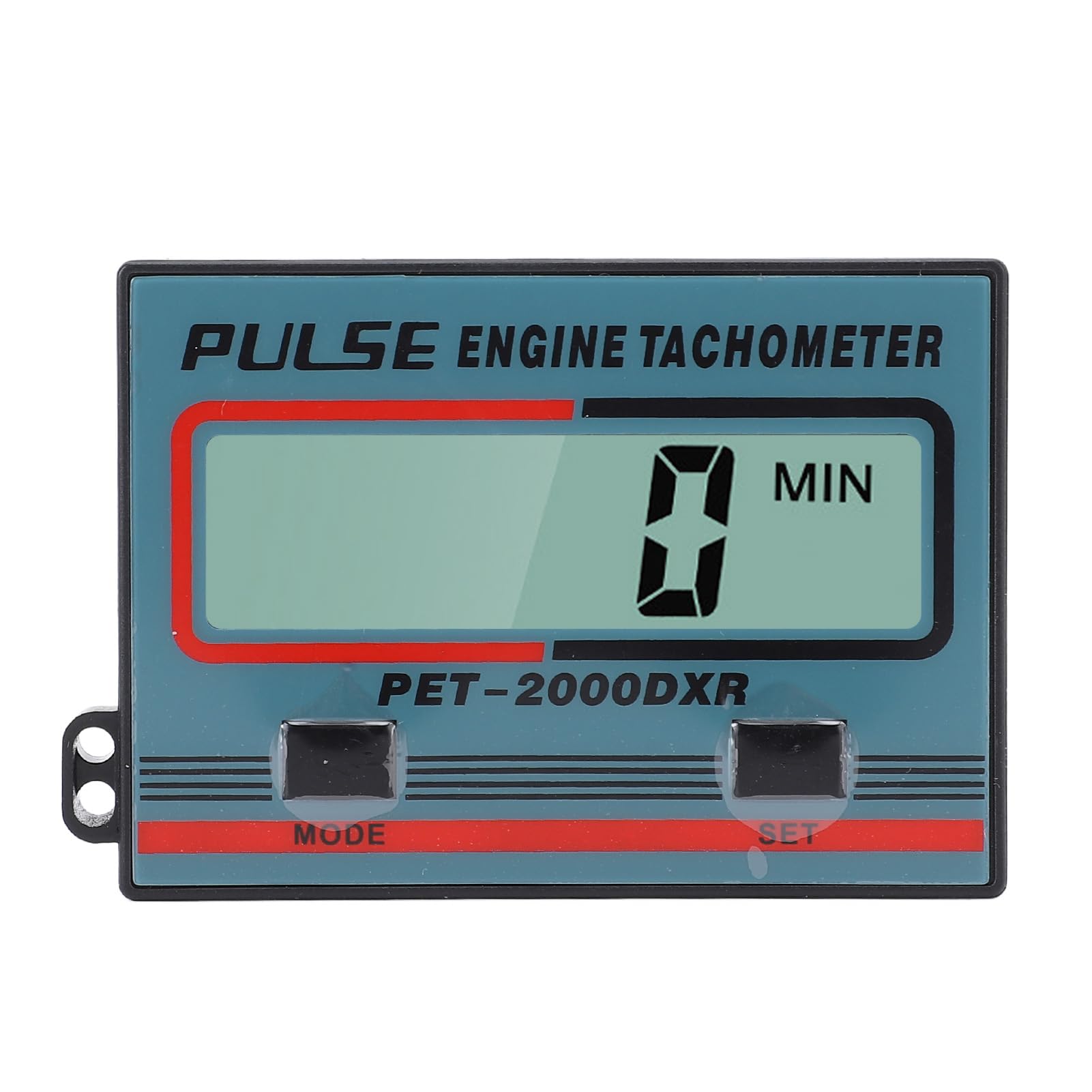 Tacómetro de Motosierra de Inducción Digital de Mano, Tacómetro de Motor Pequeño de 2 Tiempos y 4 Tiempos, Tacómetro con Pantalla LCD IP65 para Motosierras Cortacésped Motor de