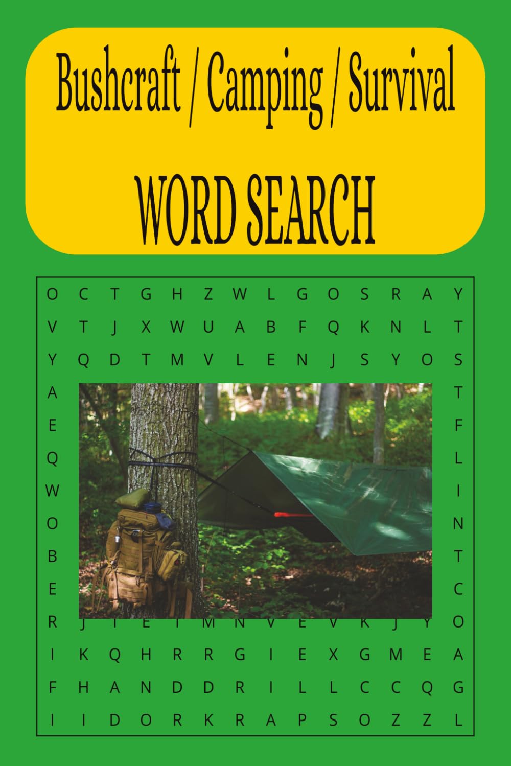 Bushcraft, Camping, Survival Word Search Puzzle Book: