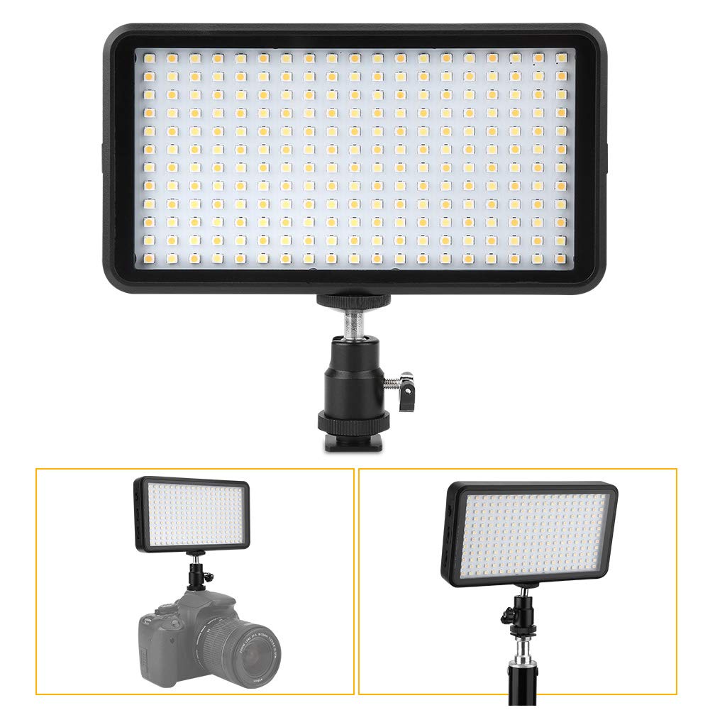 Fotolicht - Kamera Licht Led Kamera Videoleuchte Led Videolicht 3200K / 6000K DSLR Ultradünnes Tragbares Dimmbares Videolicht Hochzeit Outdoor-Fotografielicht Nachrichten Interview Fülllicht