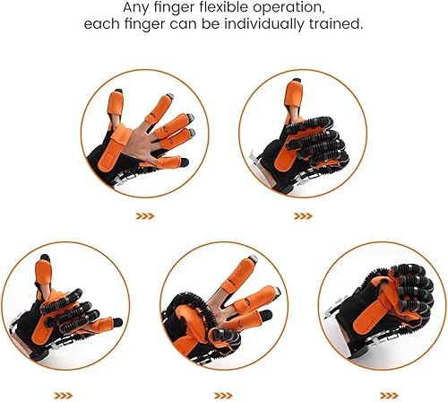 Miniatura 3 de Rehabilitation Robot Gloves, Stroke Hemiplegia Hand Physical Therapy Recovery Equipment, for Hand Function Rehabilitation