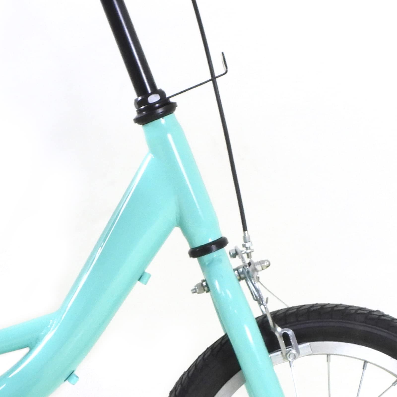 14 Pollice 3 Ruote Triciclo Bici Per Ragazzi/Ragazze, Singola Velocità Triciclo Bicicletta Verde Chiaro Bicicletta Bambini 3 Ruote Bicicletta Regalo Per Bambini