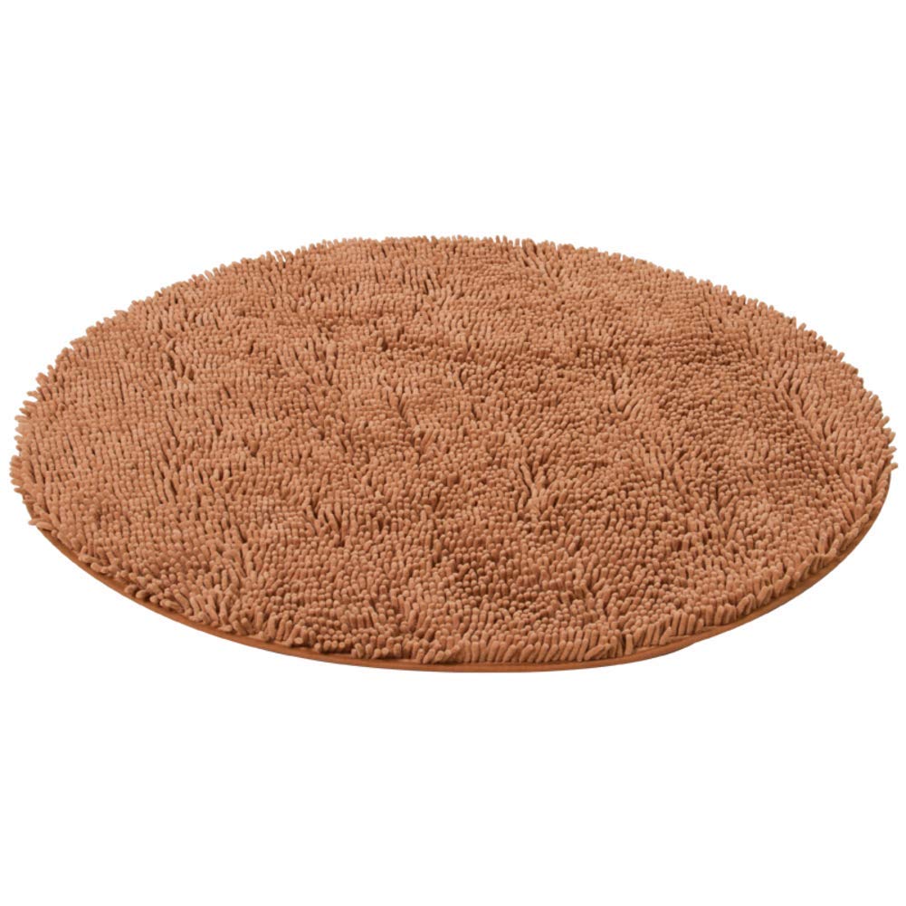 Tapis de bain rond antidérapant et ultra absorbant lavable en machine