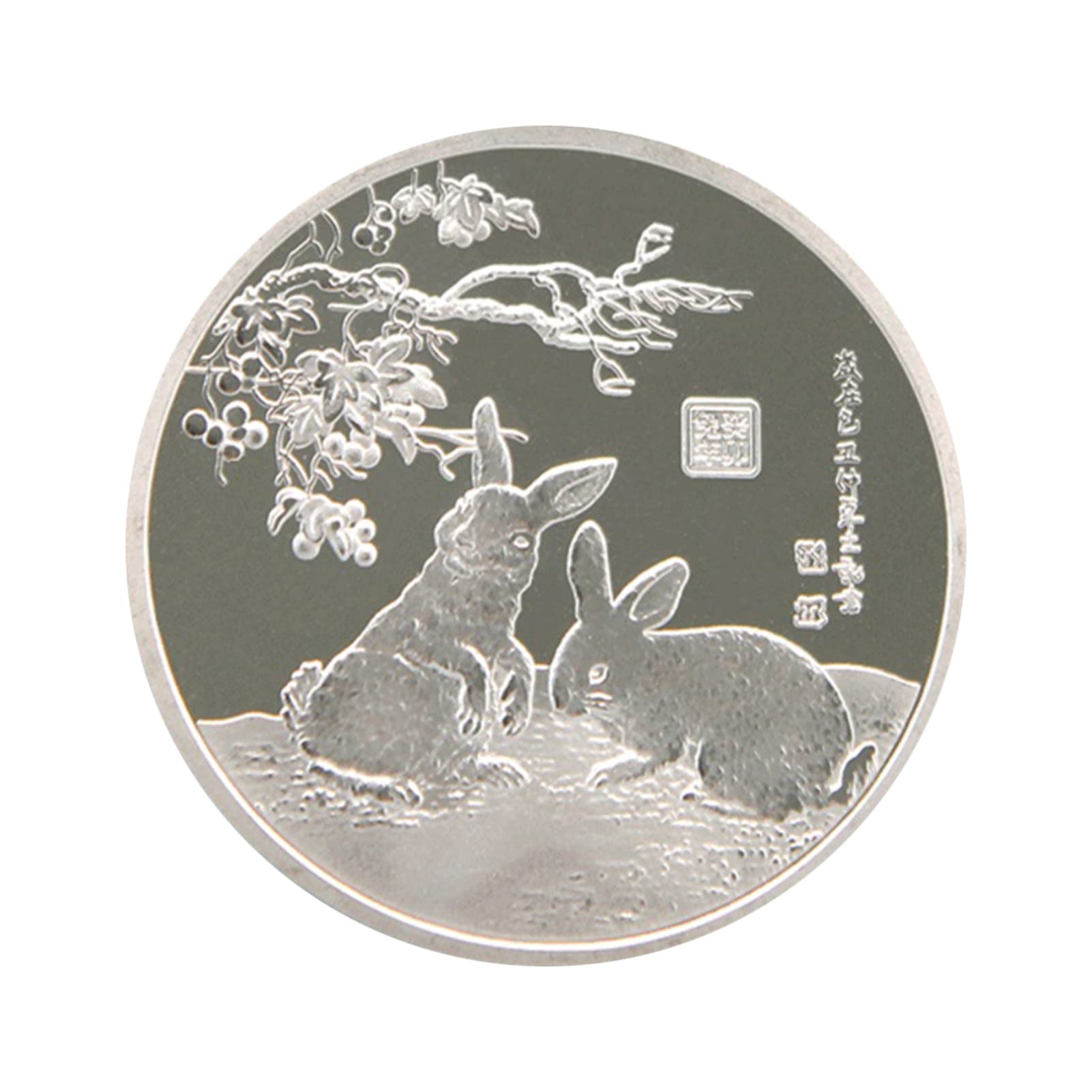 tinysiry ièces de Collection de l'année du Lapin 2023, Cadeau Souvenir de pièce de Monnaie