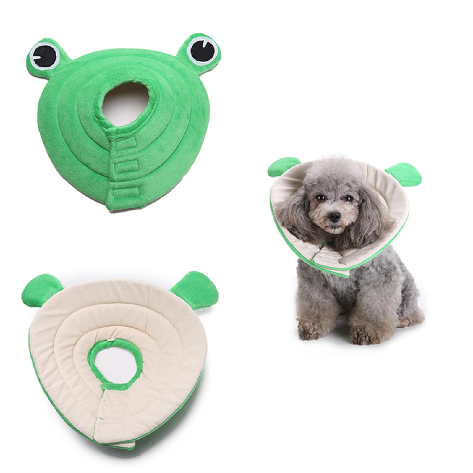 UOSIA Dog Cone Collar Soft Protective Recovery Cone Flower Shaped Collar Anti-Bite Injury Collar Pet Grooming Kit for Dogs Cats