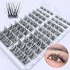 Eyelashes Clusters 80 Pcs Cluster Lashes 8-16mm Wispy Individual Lashes Extensions Natural Look Lashes D Curl Lash Clusters DIY Lash Extensions at Home(Z009)