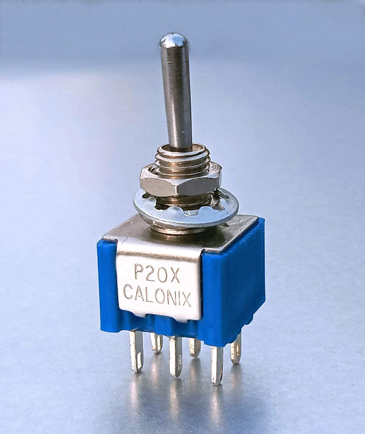 TORPE 3 Position DPDT ON-OFF-ON 6 Pins 3A 250V Miniature Toggle Switch (Pack of 2) (B0C7XKJ23K) Amazon Price History, Amazon Price Tracker