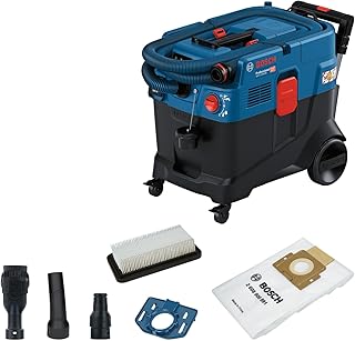 Bosch Professional aspirador universal GAS 12-40 MA (1200 W, limpieza automática del filtro (AFC), con filtro principal, manguera, adaptador PT combinado, boquilla de cepillo combinada)