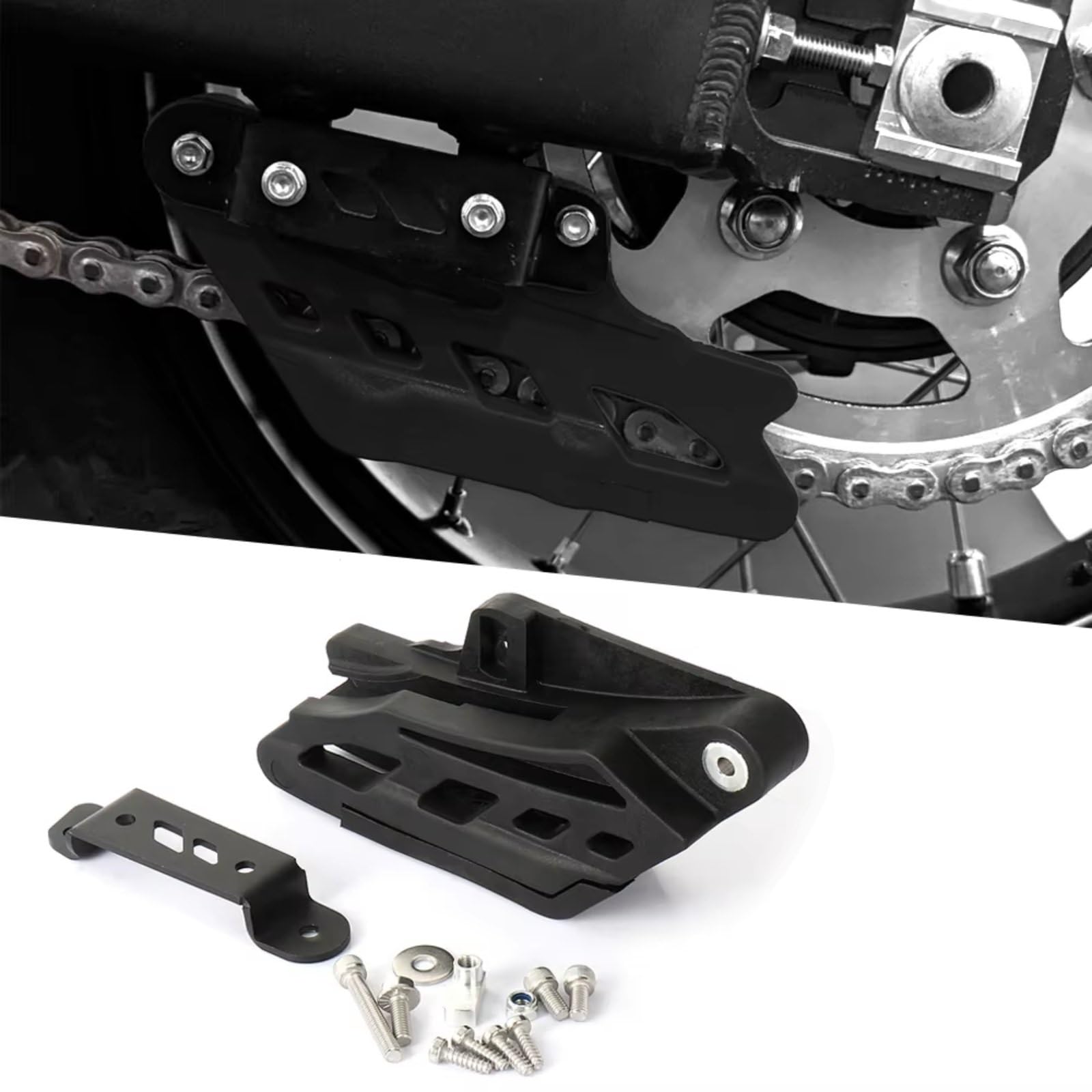 Tendicatena Moto Compatibile Con XL750 Per Transalp 2023-2024 Moto Protezione Catena Guida Protezione Tenditore Guida Catena Cursore Catena Custodia Protezione