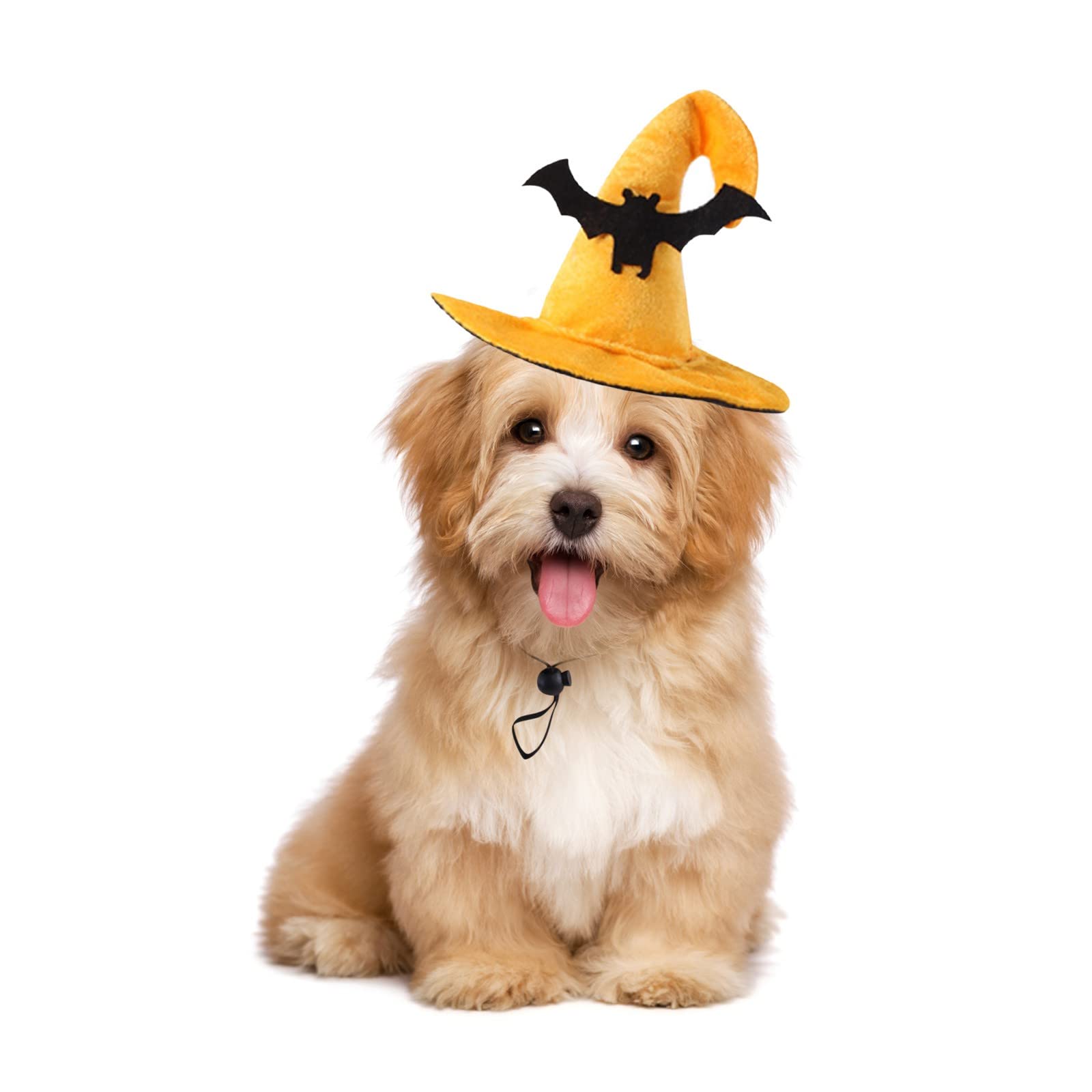 Chapeau Halloween Pour Chien Et Chat - Déguisement Tête De Chauve-Souris à Œil - Lanière Réglable - Taille Moyenne - 6