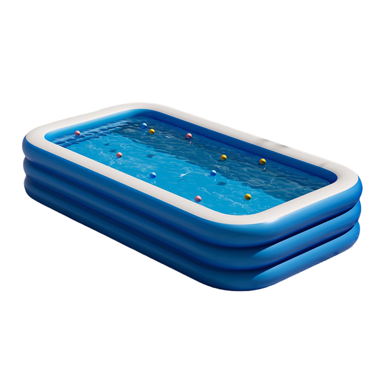 VUCATIN Inflatable Swimming Pool for Kids,Oversized Thickened Family Pool,Huge Capacity Portable Design,for Adults,Kids,Indoor, Outdoor, Garden, Backyard, Family Summer Water Party (305 * 183 * 56cm)
