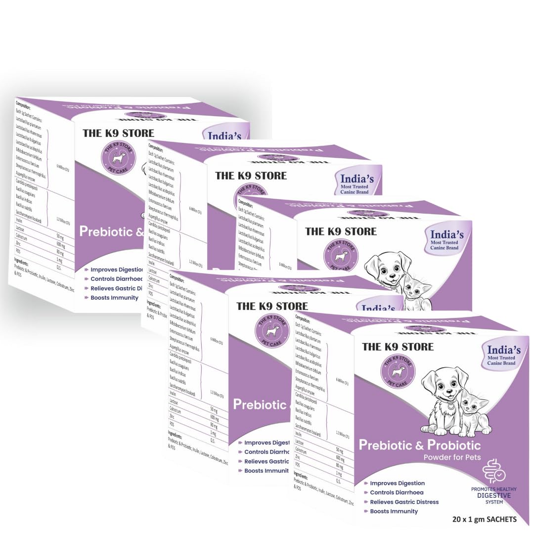 Prebiotics & Probiotics for Dogs & Cats | Gut Health & Digestive Support Powder | Dog & Cat Probiotic Supplement | Pre & Probiotic Sachets | 10 Sachets — Amazon image 10