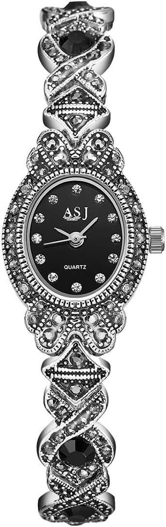 Black Gothic Retro Bracelet Watch