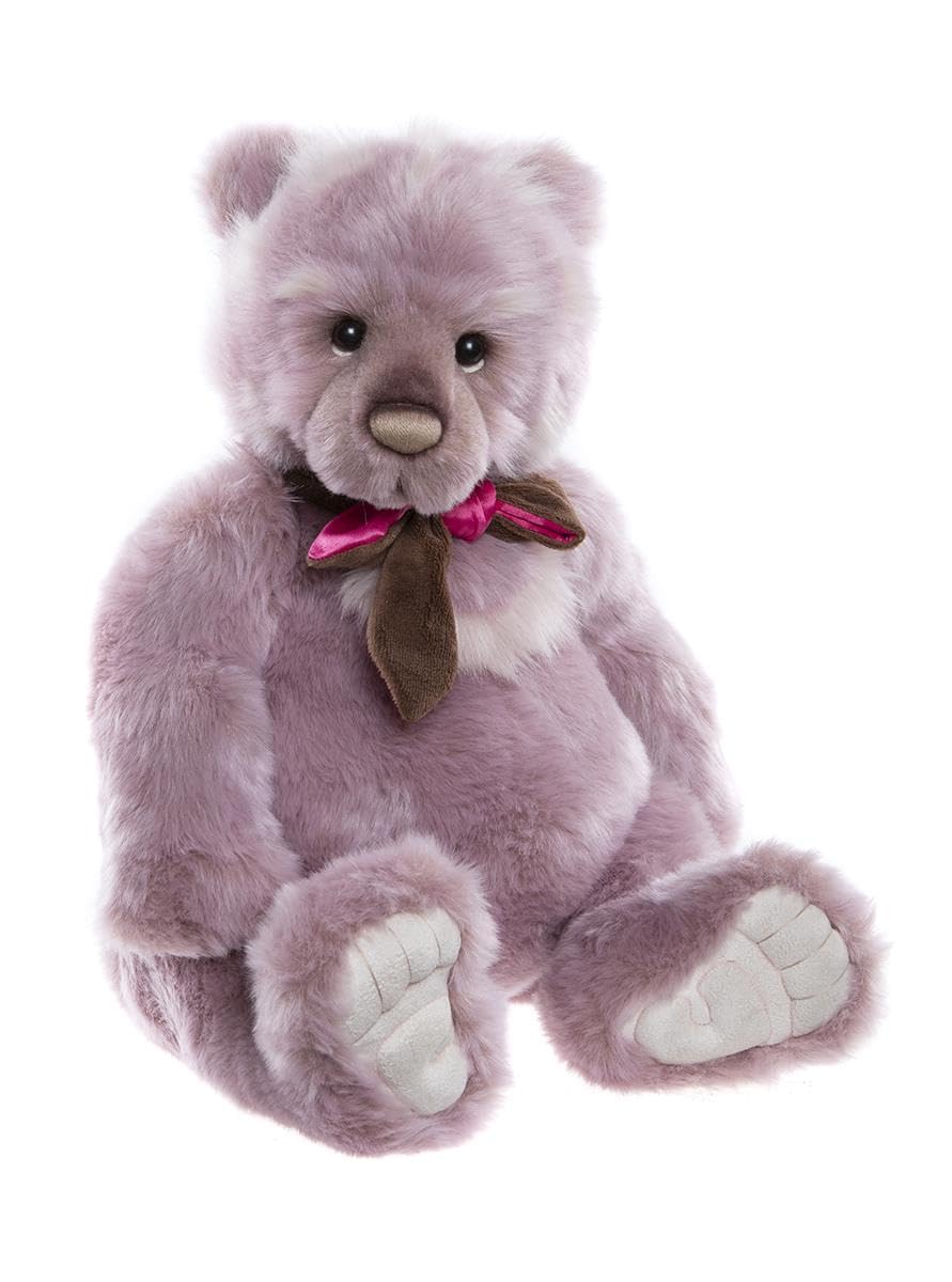 Charlie Bears Miss Jekyll Bright Pink Neckerchief 53cm Tall Plush Teddy Bear