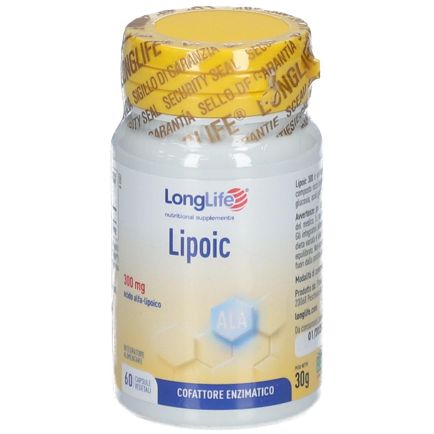 LONGLIFE LIPOIC 300 mg 60 Capsule