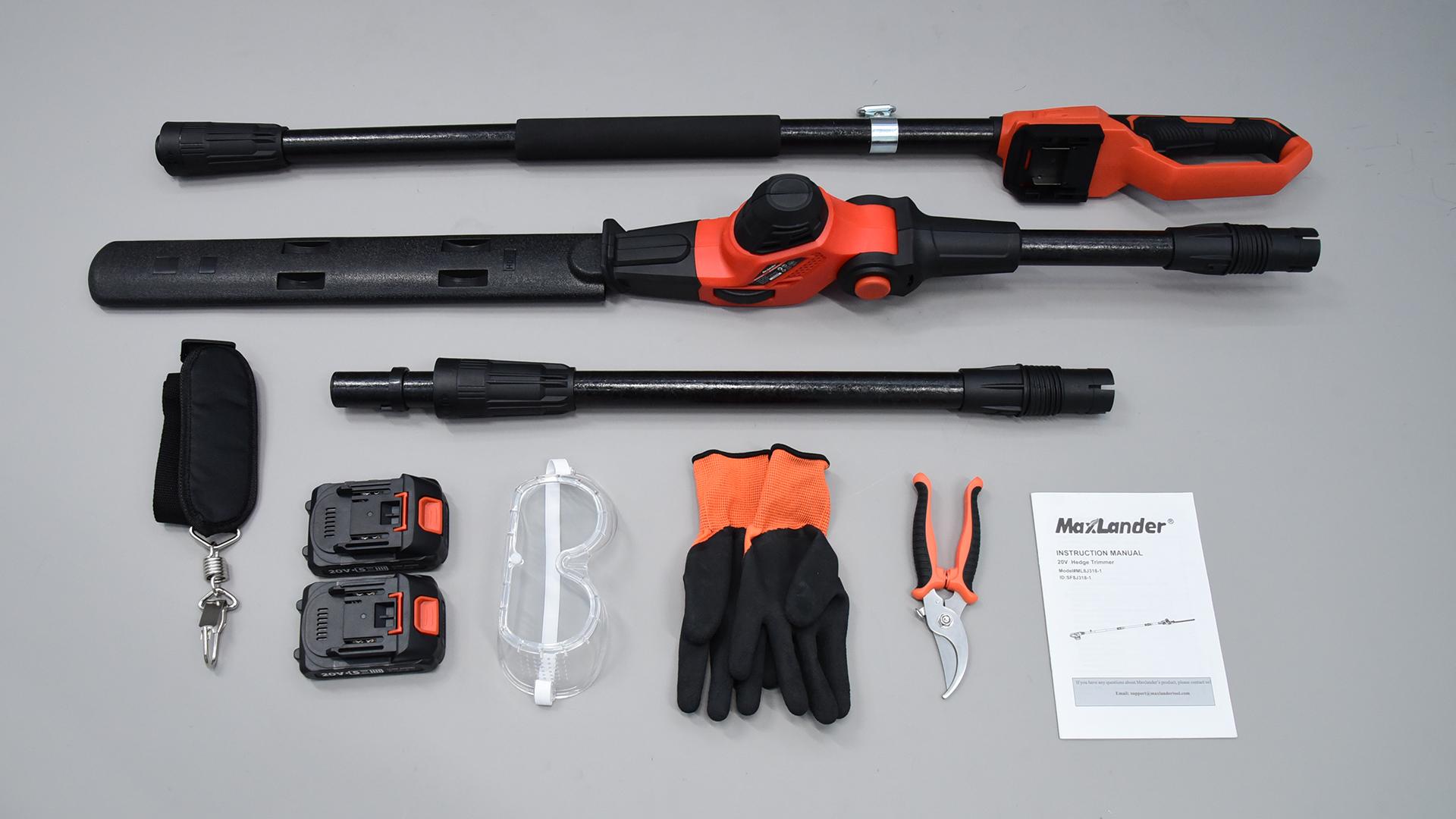 Amazon.com : MAXLANDER Hedge Trimmer 18-Inch Cordless Pole Hedge