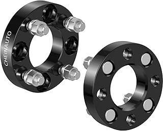 CHEINAUTO 1 inch Golf Cart Wheel Spacers,2 Pcs 4x4 to 4x4 Wheel Spacers fits EZ GO Fits EZGO Fits Club Car Golf Cart 25mm Overall Width