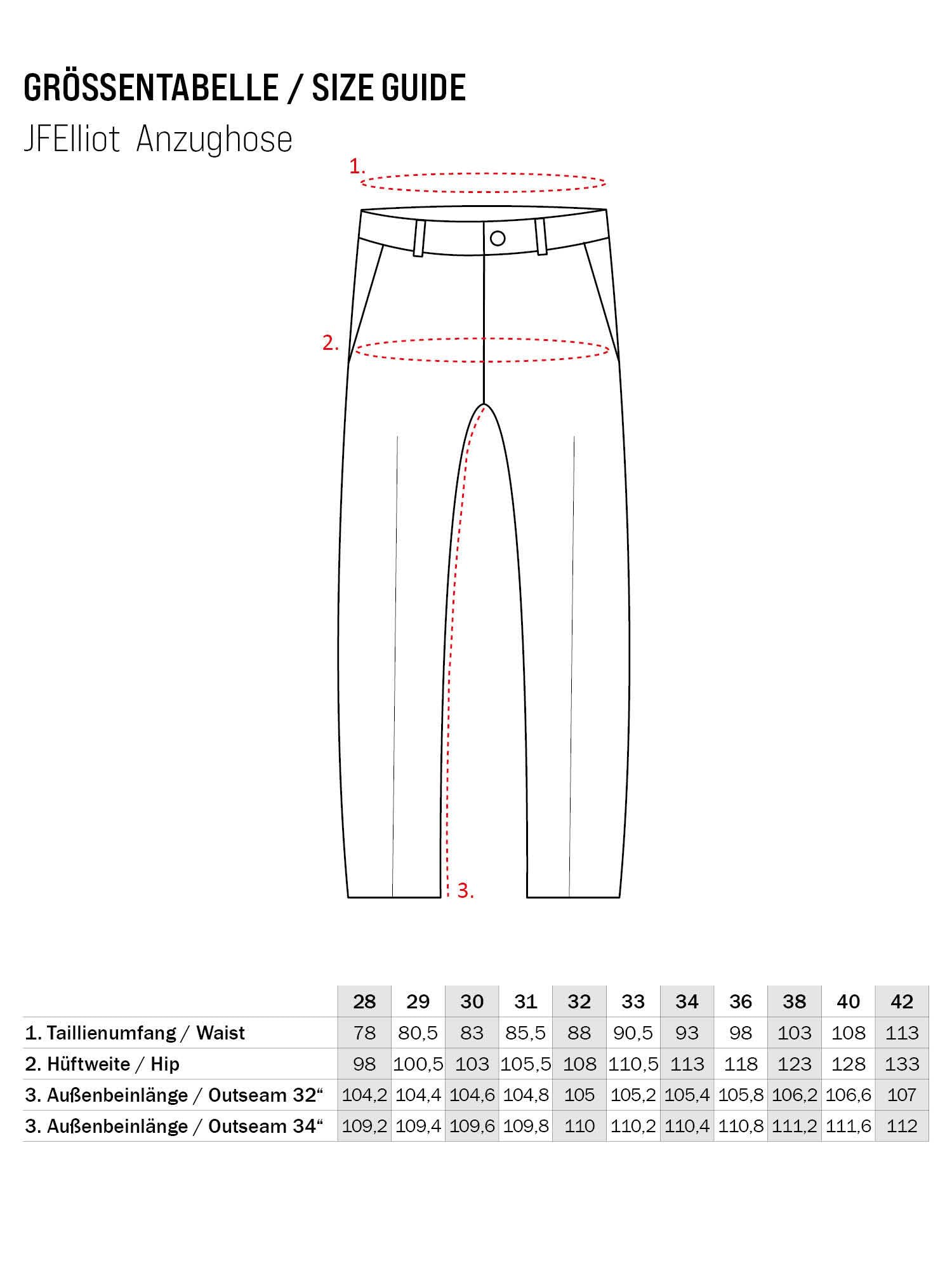 JEFF Herren JFElliot Elegante Anzughose Businesshose Stoffhose mit Stretch | Elegante Businesshose im Regular Fit mit Stretch, Stoffhose, Herrenhose, Alltagshose, Freizeithose, Anzughose für Männer