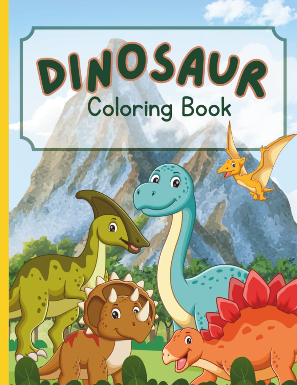 Dinosaur Coloring Book for Kids: Fun and Educational Dinosaur Coloring Activity Book