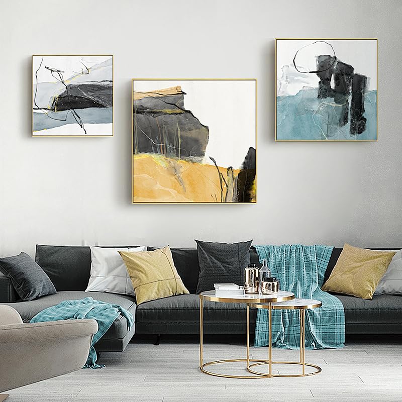 Image of Canvas Floater Frames for Canvas Art 0.8inch Depth Frames for Canvas Painting Floating Frame Plastic Floater Frame for Canvas Prints (Gold, 8 x 10 inch)