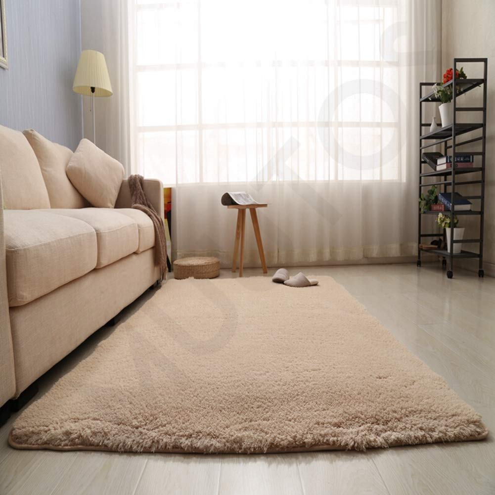 Nachaung Lamm Schaf Bettvorleger für Schlafzimmer und Sofa 140 x 190 cm weiche und luxuriöse Wohnaccessoires für stilvolle Home-Dekoration