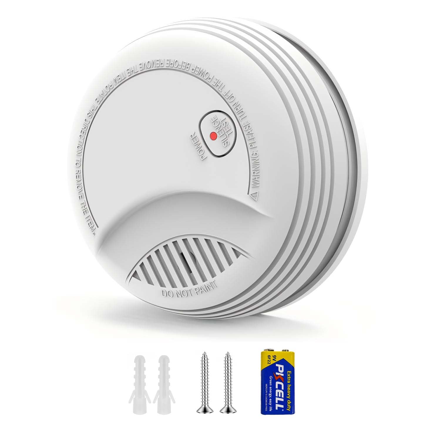 RenseCum Rauchmelder – 85 dB Feuermelder-Alarm, Einsetzbare