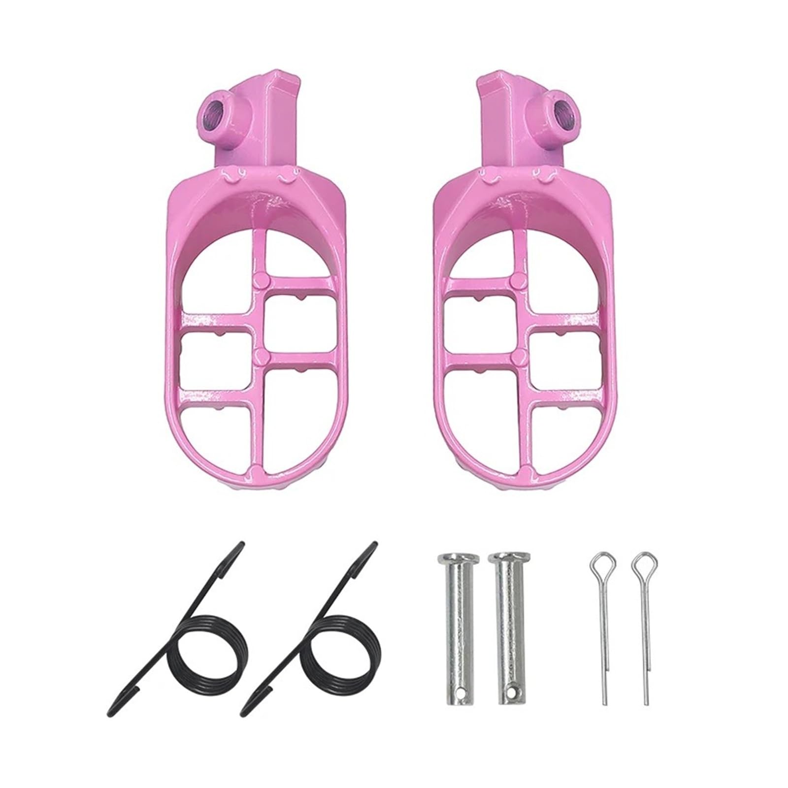 VAHAKKRMVM For XR50R CRF50 CRF70 CRF80 CRF100F Motorbike Dirt Pit Bike Motorcycle Foot Pegs Rests Footpegs Motorcycle Foot Pegs(PINK)