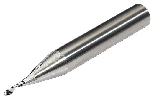 Micro 100 SFPM-100-30 Square End Mill - Upcut, 10 mm Cutter Dia, 30 mm LOC, 1 Fl, 10 mm Shank Dia, 150 mm OAL, Uncoated