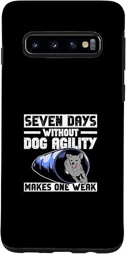 Galaxy S10 Dog Agility Trainer Diseño Para Perro Agility Competition Case