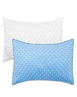 Vista 35 de ALVABABY Paquete de 2 fundas de almohada de algodón orgánico para niños pequeños, fundas de almohada para niños de 13 x 18 pulgadas o 12 x 16