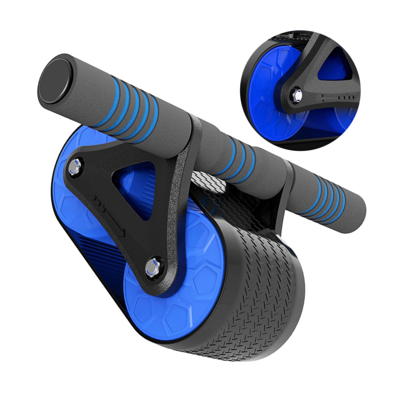 Toyvian Ruota Addominali Fitness Automatica con Rimbalzo Ab Roller Trainer Robusto per Allenamento Core Addominale e Schiena Attrezzo Fitness e Palestra