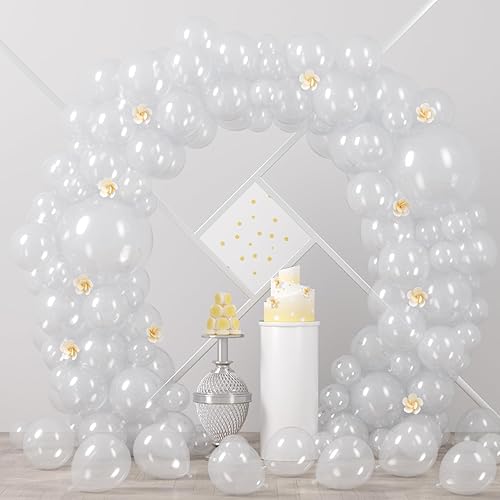 Miniatura 81 de Globos Rosados Retro, paquete de 66 globos de 12 pulgadas de color rosa suave, globos de látex para fiestas de cumpleaños, baby shower, San 07 Retro