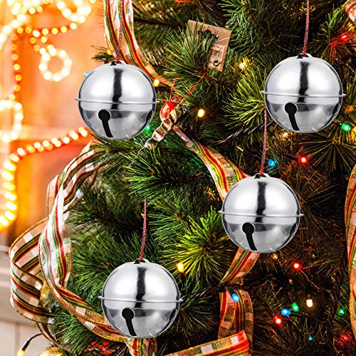 6 Sinos Jingle Bells Artesanato da EXCEART Pequenos Pratos Decorativos de Sinos para o Natal