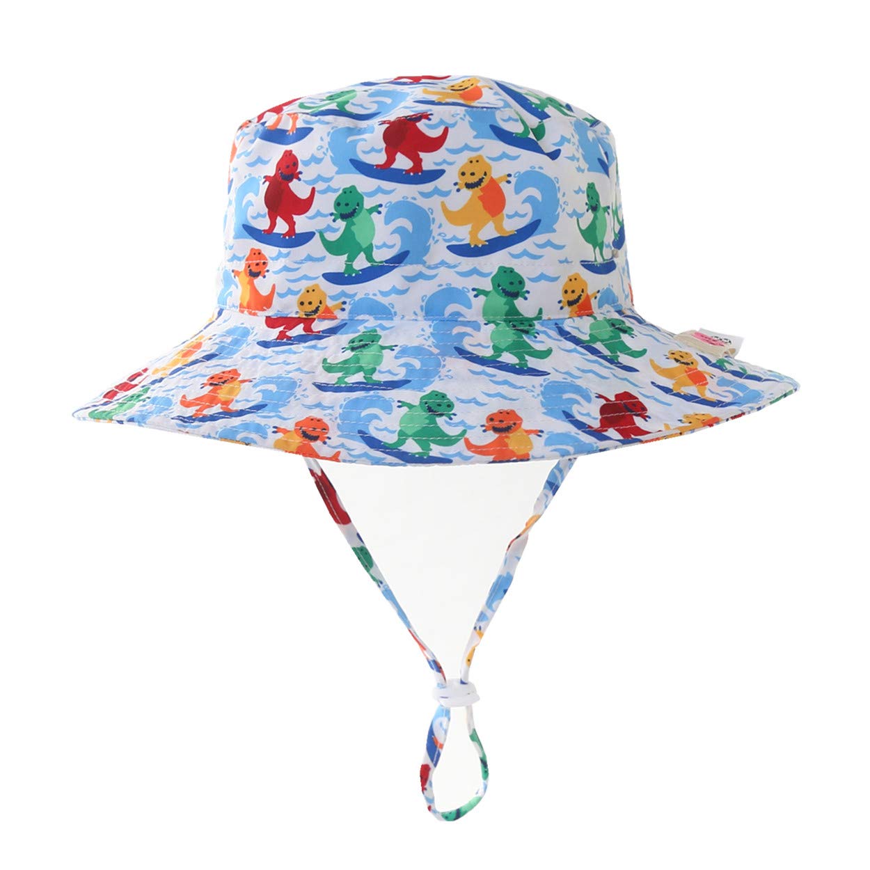 Magracy Toddler Kids UPF 50+ Bucket Sun Hat Wide Brim Sun Protection Hats for Baby Boys Girls Adjustable Foldable L