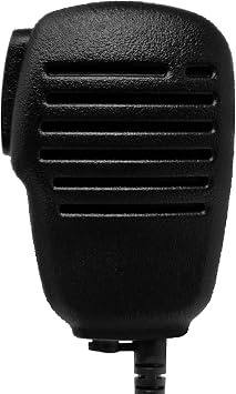 Sheepdog Compact Speaker Microphone, 6-Pin Quick Disconnect, 3.5mm Earpiece Port