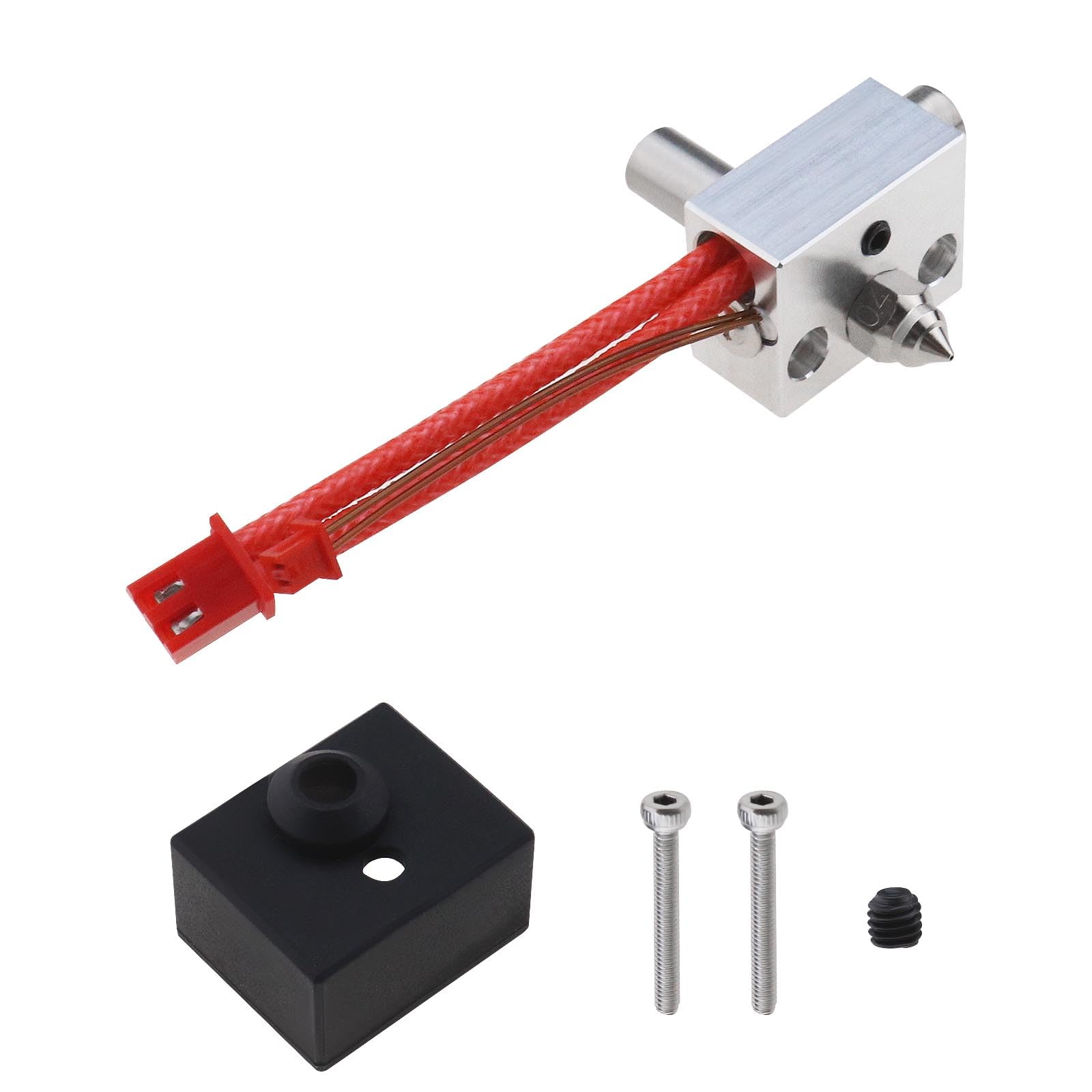 Kit Blocco Riscaldatore Per Ender 3 S1 - Parti Stampante 3D In Alluminio 24V 40W Con Termistore E Ugello 0,4mm - 6
