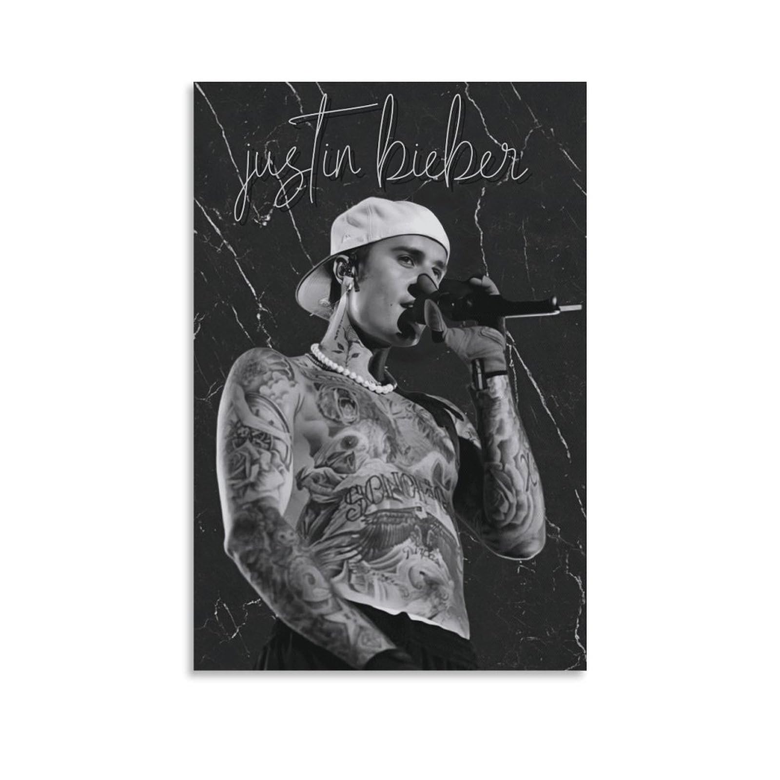 Amazon.com: HWRSHB justin Actor bieber Poster Canvas Wall Art