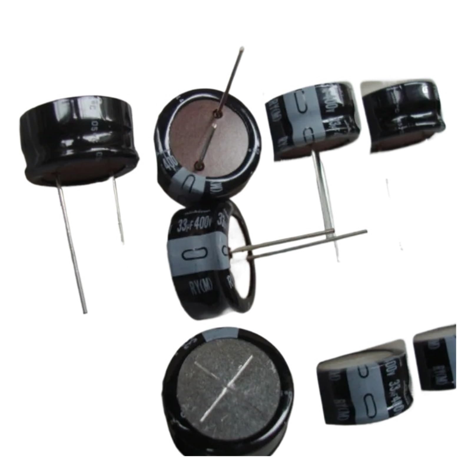 BALYDLUL 10pcs URY2G330MRD Electrolytic Capacitors - Radial Leaded RY 400v 33uF 105c 25x12.5MM