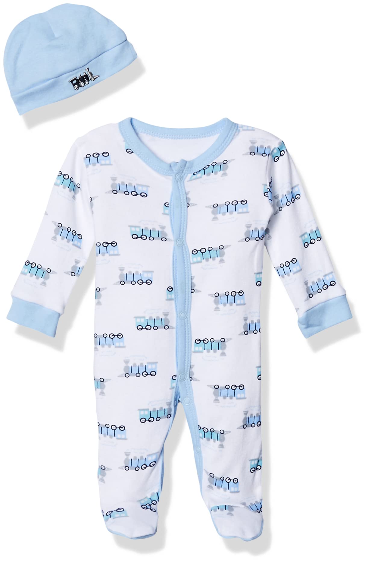 Luvable FriendsBaby Girls' Cotton Preemie Sleep and Play and Cap