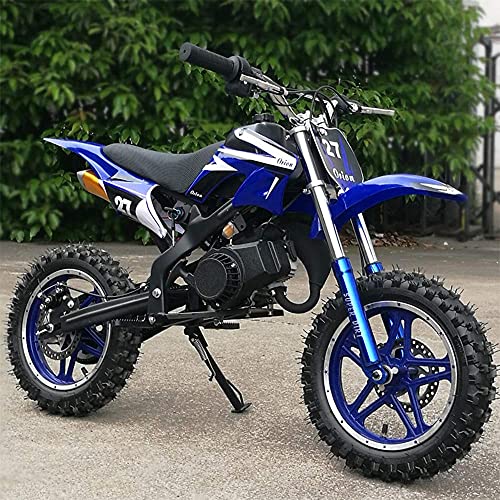 xxbao mini dirt bike, 49cc dirt bike,children's bicycle, gasoline-powered 2-stroke 49cc motorcycle. (green) (Blue)