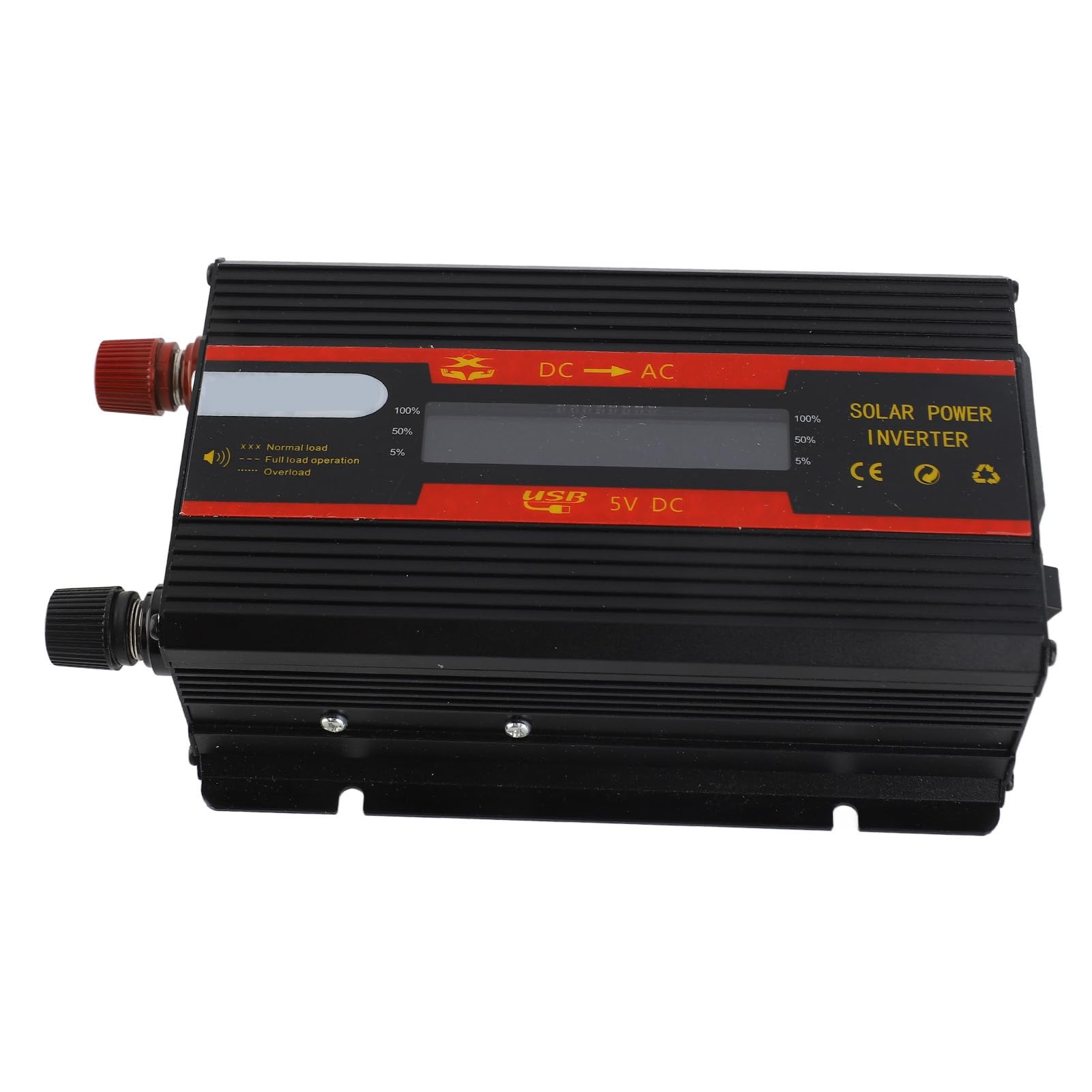 [3000W Falownika samochodu] Przetwornik Mocy 12 V do 220 V z Wyświetlaczem LCD i aluminiową skorupą Premium na Laptopy, Lodówki i Elektroniki