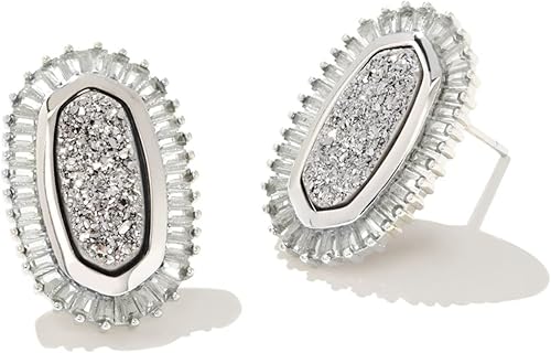 Kendra Scott Pendientes de tuerca Baguette Ellie