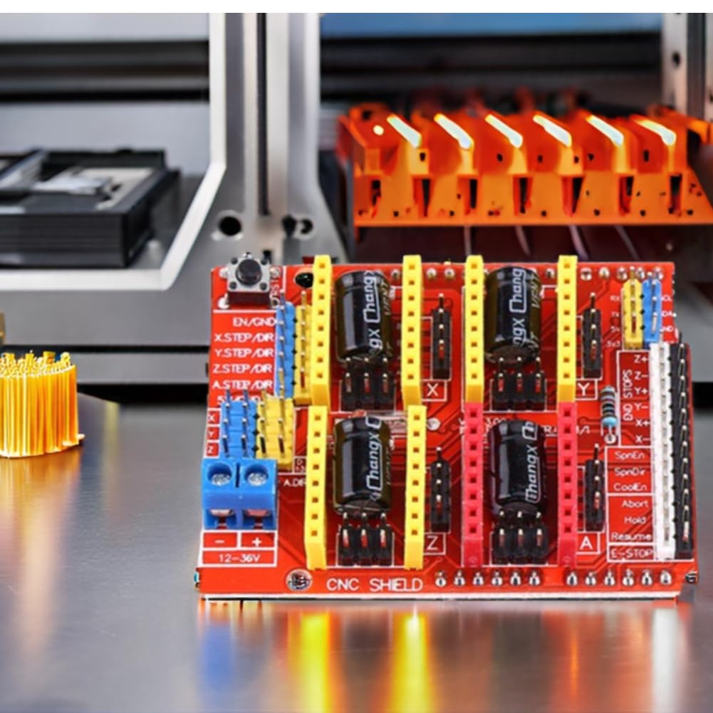 V3 CNC Shield Expansion Board For Arduino With A4988 Stepper Drivers - For 3D Printer & Engraver