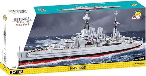 Miniatura 2 de COBI Colección Histórica Buques de Guerra de la Segunda Guerra Mundial HMS HOOD
