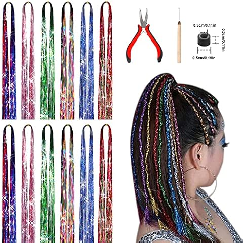 Fshine Hair Tinsel 6 Colors Cover