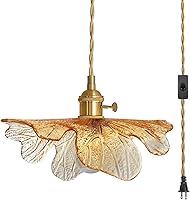 Vista 10 de Candelabro de Cristal para Comedor Candelabro Vintage Iluminación de 3 Luces Soplado a Mano Dorado Lámpara Colgante Moderna de Mediados de Siglo