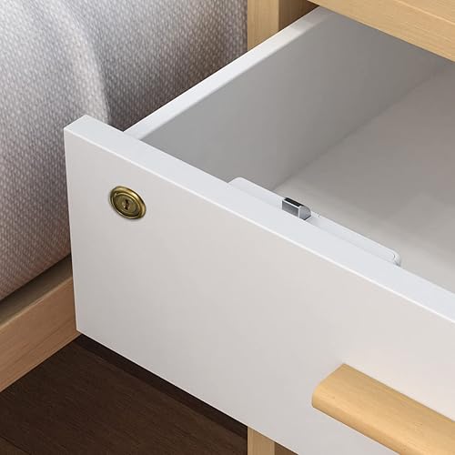 Miniatura 5 de SDTC Tech Cerradura de cajón con llaves y tornillos a juego, cerradura giratoria estilo bronce antiguo para gabinetearmarioarmarioescritorio de