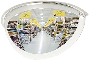 PV18-180 Panoramic Full Dome 3 Angle Security Wall Mount Mirror