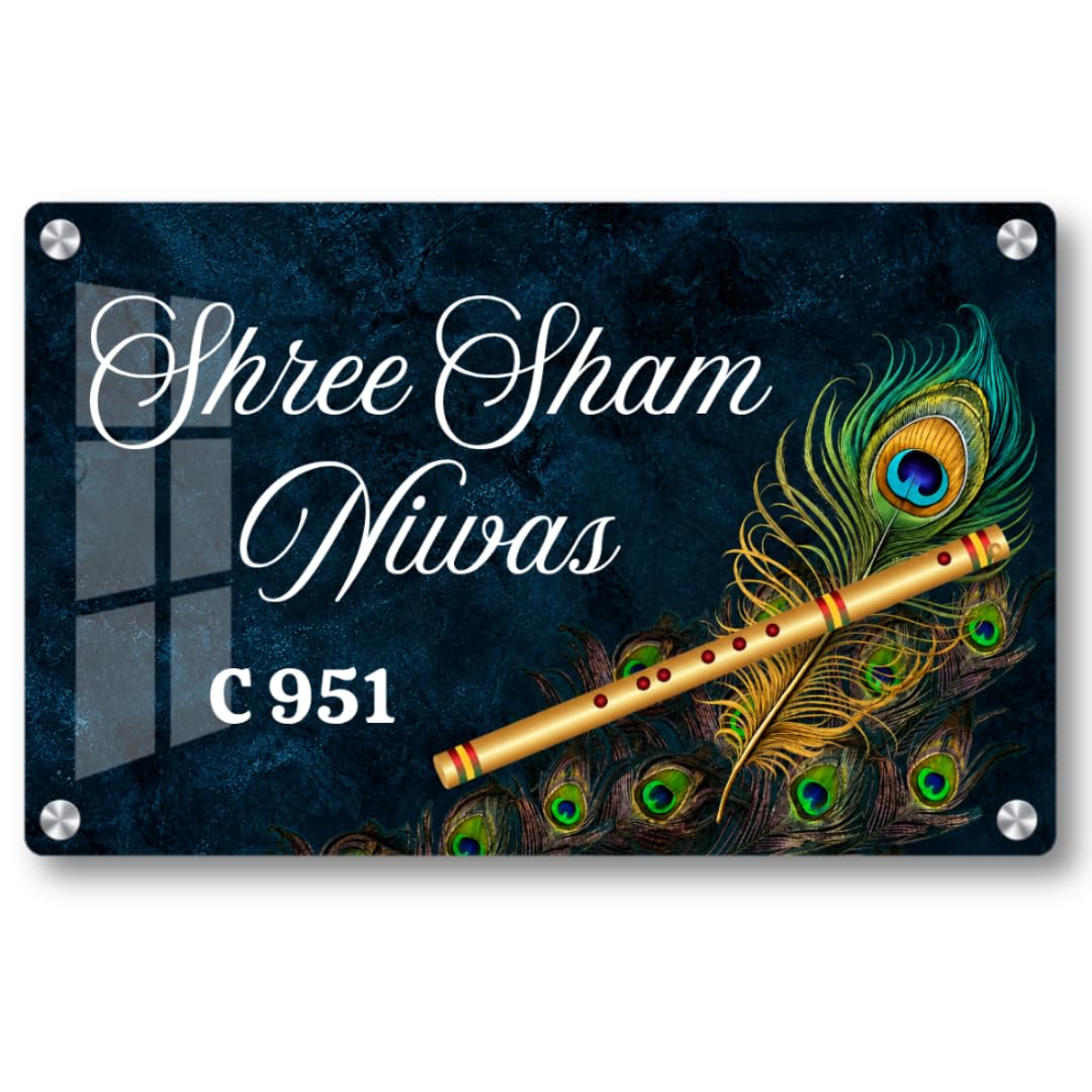 Custom Name Plate for Home Entrance, Door, Office, Personalized House Address Sign (F)-image-17